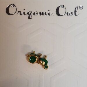 Origami Owl - Brand New Green Tractor Charm